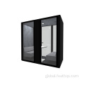 Phone Booth With Loveseat Sofa soundproof booth for office Working Pod With Sofa Factory